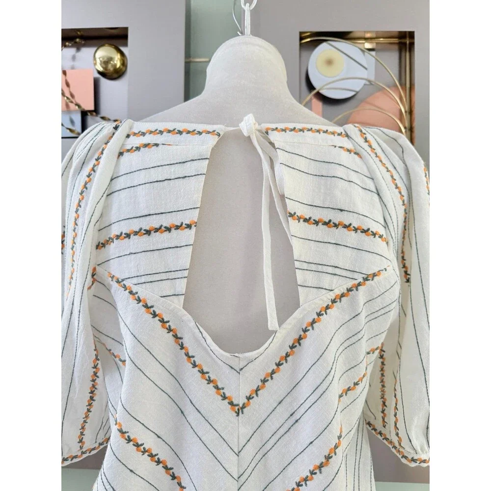 Anthropologie Maeve puff sleeve top